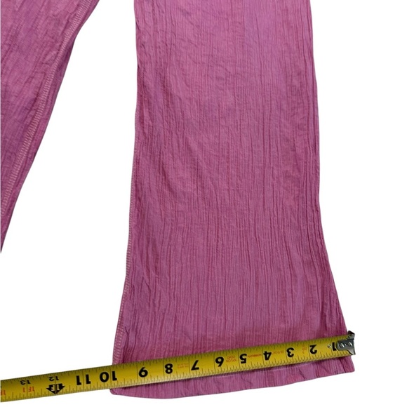 Zara Bubble Gum Pink Wide-Leg Pants Size M - Picture 6 of 17